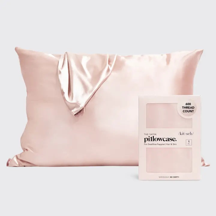Satin Pillowcase Standard - Blush - Personal