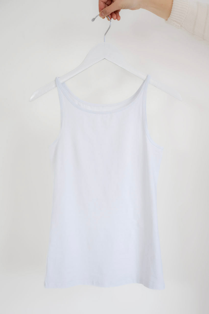 Reversible Layering Tank in Ivory - Womens - Tops - Layering Tanks
