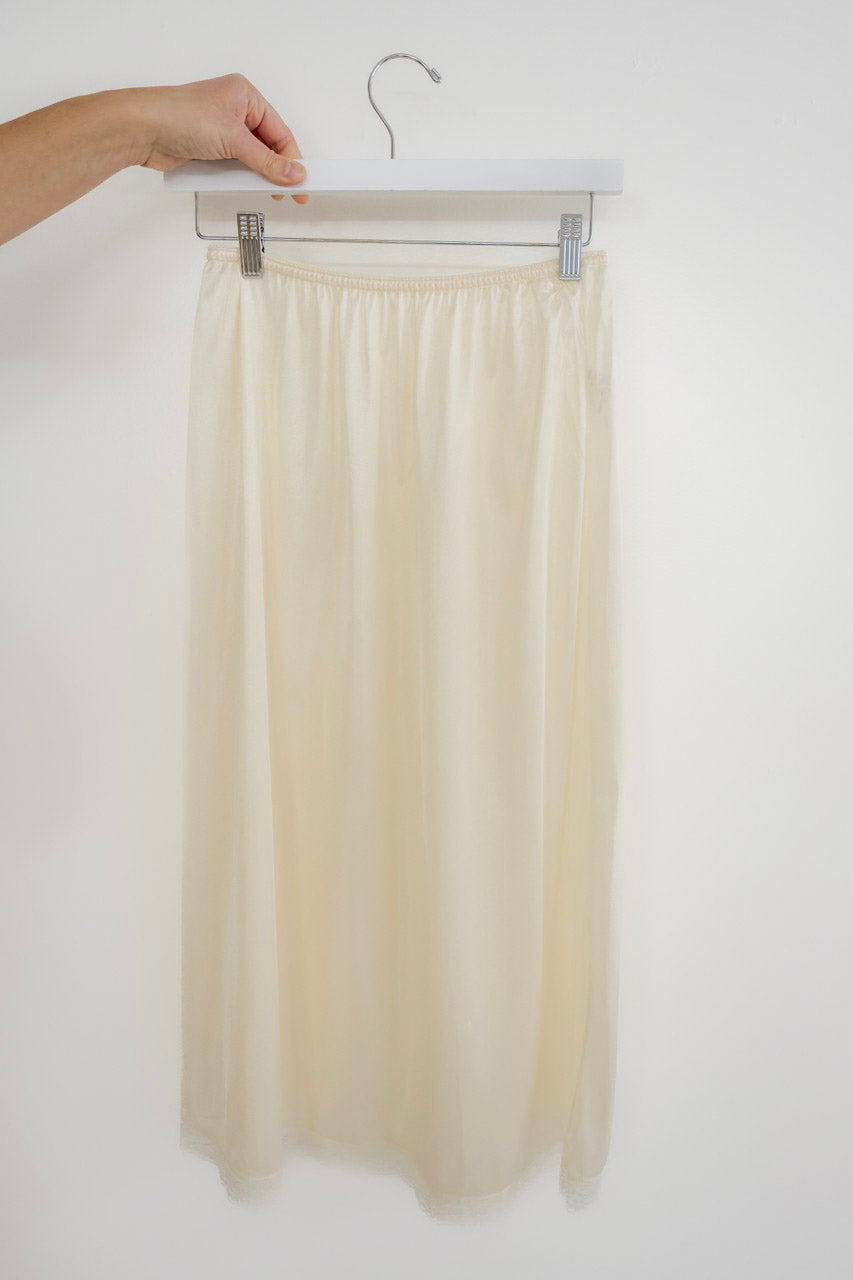 Women's 31" Nylon Half Slip in Beige - Womens - Bottoms - Skirts