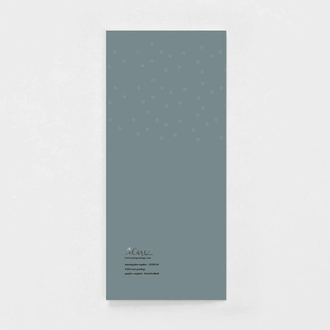 Amazing Plans Together Wedding Greeting Card - Amazing Plans Together Wedding Greeting Card - Default Title - Salt and Honey