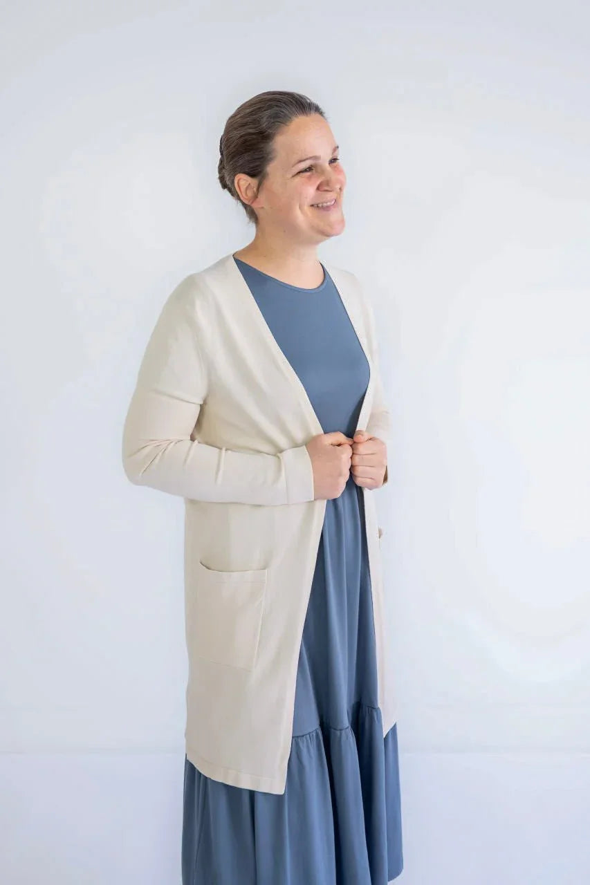 Cally Open Front Cardigan in Cream - Cally Open Front Cardigan in Cream - XS - Salt and Honey
