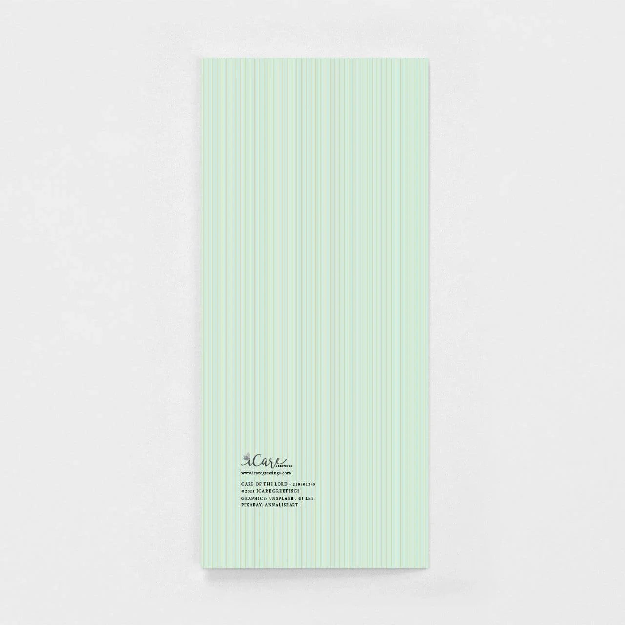 Care of the Lord Get Well Greeting Card - Care of the Lord Get Well Greeting Card - Default Title - Salt and Honey
