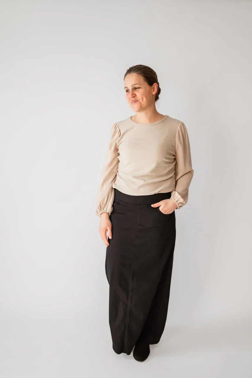 Emma Maxi Skirt in Black - Emma Maxi Skirt in Black - S - Salt and Honey