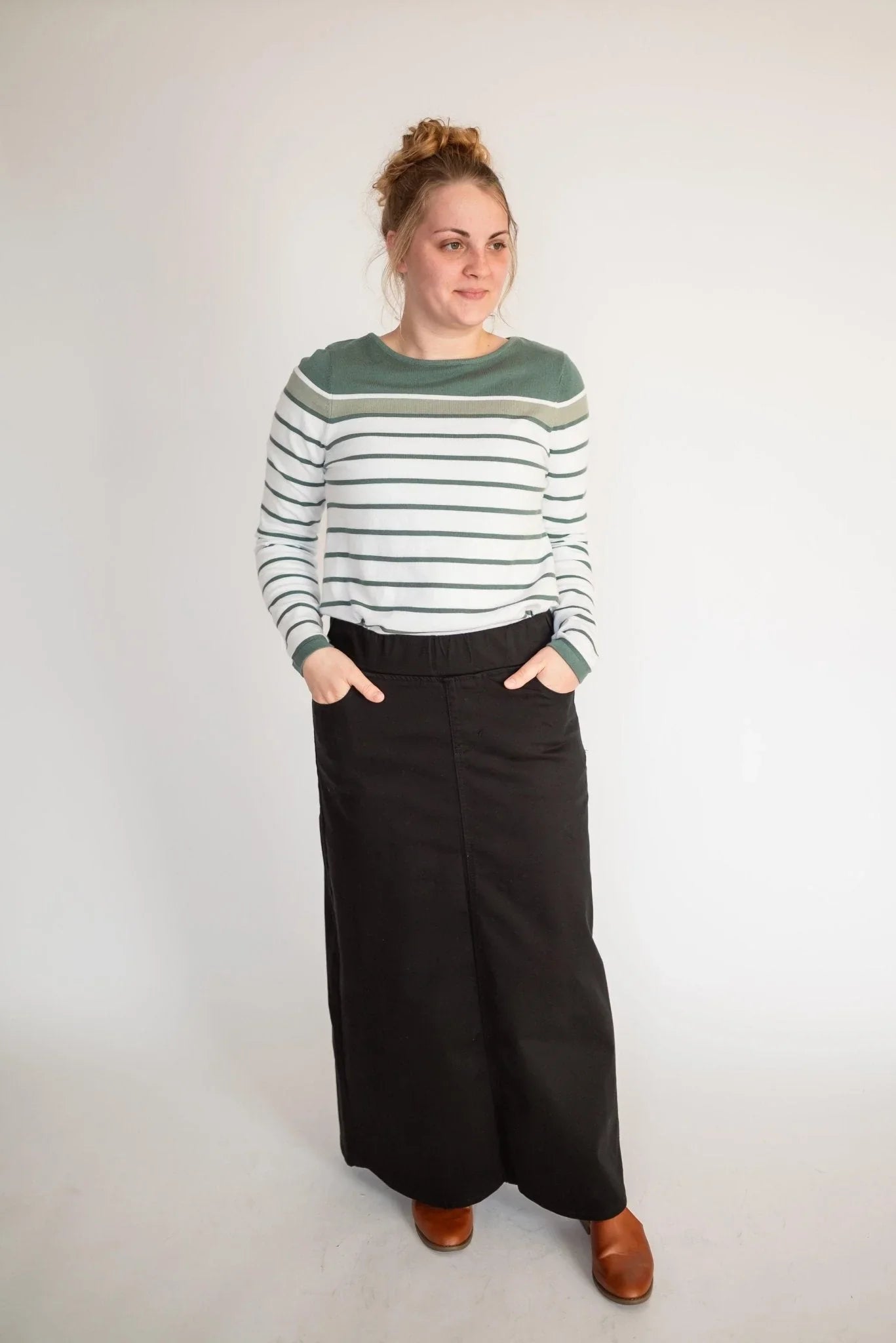 Emma Maxi Skirt in Black - Emma Maxi Skirt in Black - S - Salt and Honey