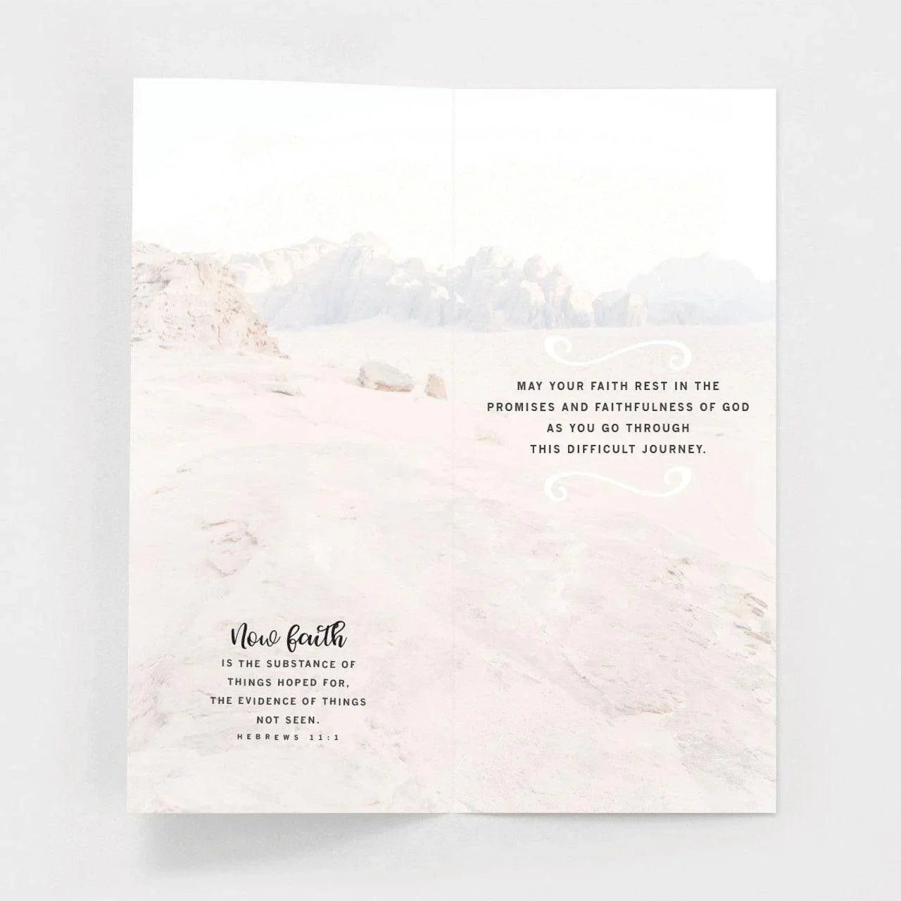 Faith Not Sight Encouragement Greeting Card - Faith Not Sight Encouragement Greeting Card - Default Title - Salt and Honey