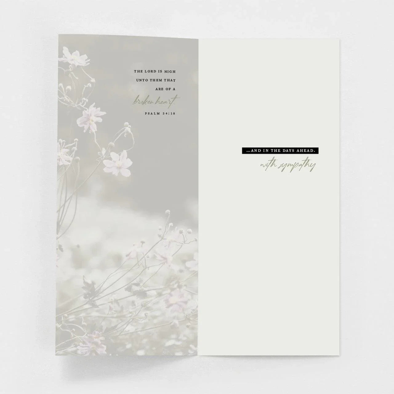 In Days Ahead Sympathy Greeting Card - In Days Ahead Sympathy Greeting Card - Default Title - Salt and Honey
