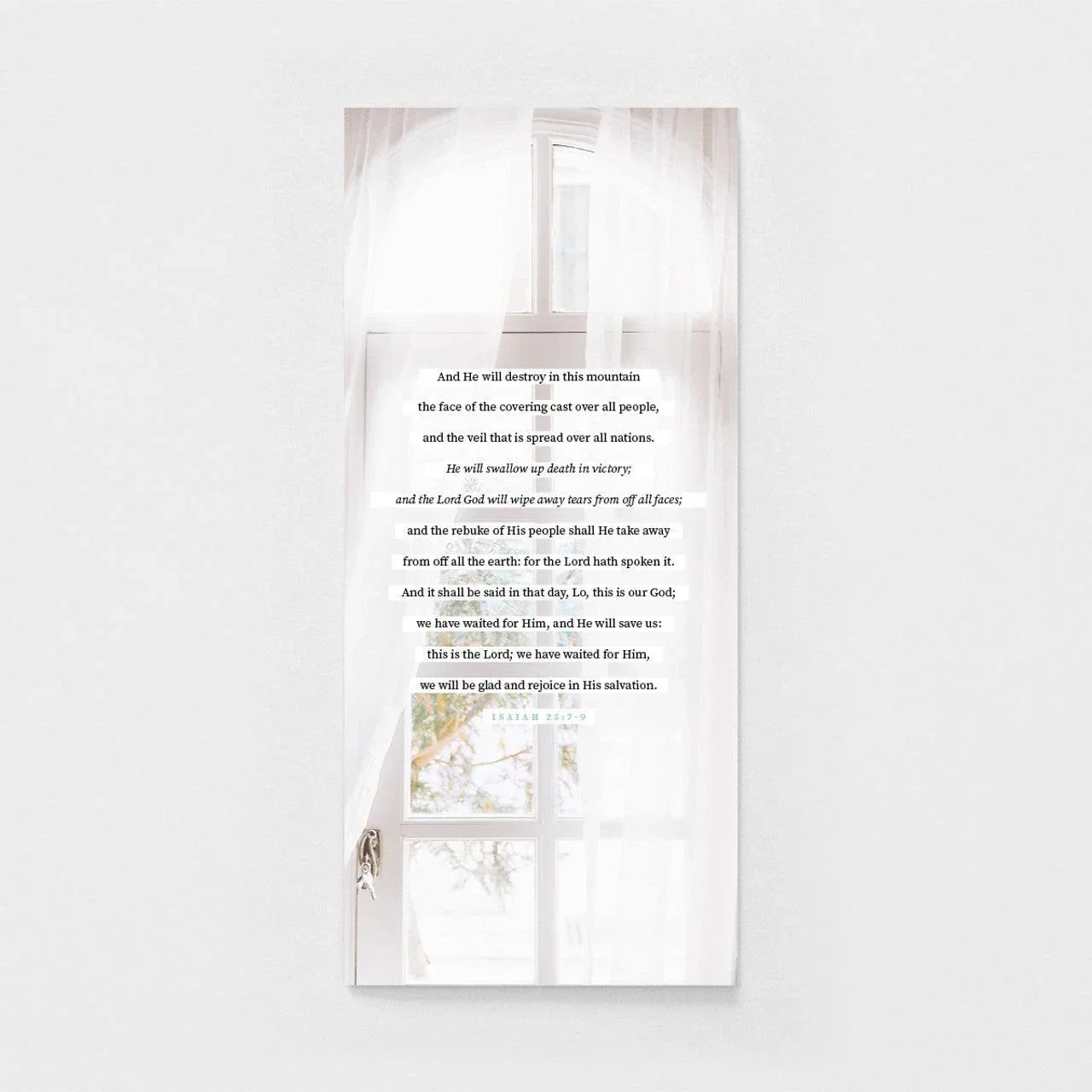 Swallow Up Death Sympathy Greeting Card - Swallow Up Death Sympathy Greeting Card - Default Title - Salt and Honey