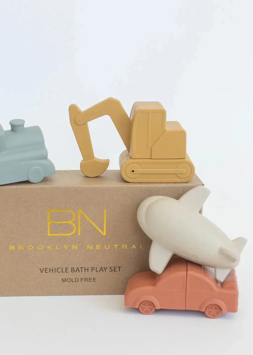 Silicone Vehicle Bath Toy Set - Silicone Vehicle Bath Toy Set - Default Title - Salt and Honey
