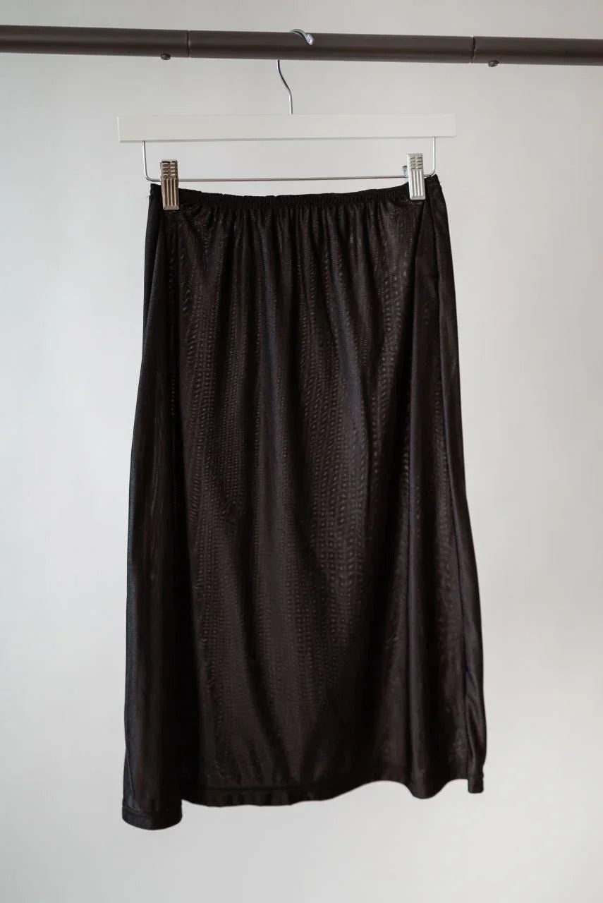 Women's Half-Slip, Long, Black - Women's Half-Slip, Long, Black - 28" / XS - Salt and Honey