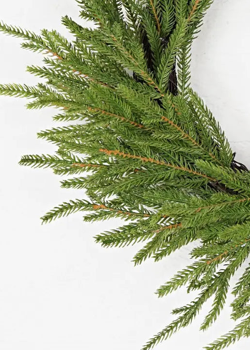 Soft Touch Evergreen Pine Wreath