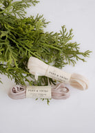 3/8" Velvet Ribbon - 3 Yards in Shell - 3/8" Velvet Ribbon - 3 Yards in Shell - Default Title - Salt and Honey