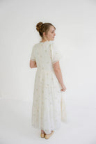 Abbie Floral Maxi Dress in Cream- FINAL SALE - Womens - Dresses