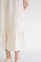 Lina Floral Cotton Dress in Misty Blue Floral- FINAL SALE - Womens - Dresses