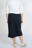 Quinn Knit Midi Skirt in Black - Quinn Knit Midi Skirt in Black - XS - Salt and Honey