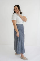 Tully Floral Maxi Skirt in Navy- FINAL SALE - Womens - Bottoms - Skirts