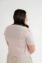 Anya Pointelle Cardigan in Blush Pink - Womens - Outerwear - Cardigans