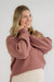 Miranda Knit Sweatshirt in Red Bean - Miranda Knit Sweatshirt in Red Bean - S - Salt and Honey