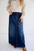 Reese Denim Maxi Skirt in Dark Wash - Reese Denim Maxi Skirt in Dark Wash - S - Salt and Honey