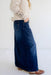 Reese Denim Maxi Skirt in Dark Wash - Reese Denim Maxi Skirt in Dark Wash - S - Salt and Honey