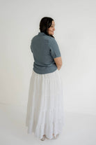 Isla Cotton Gauze Maxi Skirt in Ivory- FINAL SALE - Womens - Bottoms - Skirts