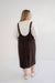 Neela Corduroy Jumper Dress in Espresso - Neela Corduroy Jumper Dress in Espresso - S - Salt and Honey