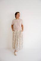 Anya Pointelle Cardigan in Blush Pink - Womens - Outerwear - Cardigans