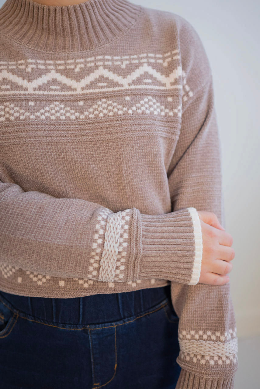 Ember Nordic Sweater in Mocha