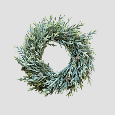 20" Wind Chill Juniper Wreath - 20" Wind Chill Juniper Wreath - undefined - Salt and Honey