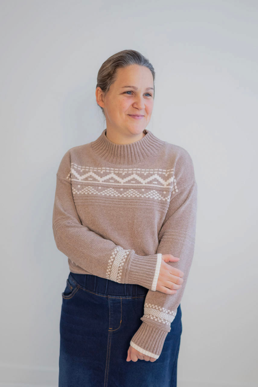 Ember Nordic Sweater in Mocha