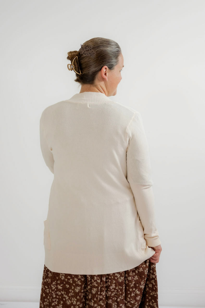 Della Knit Cardigan in Cream - Della Knit Cardigan in Cream - S - Salt and Honey