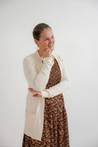 Della Knit Cardigan in Cream - Della Knit Cardigan in Cream - S - Salt and Honey