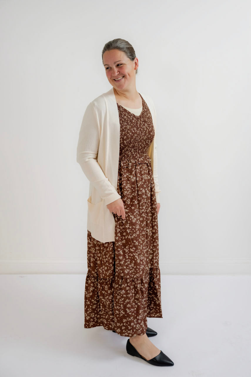 Della Knit Cardigan in Cream - Della Knit Cardigan in Cream - S - Salt and Honey