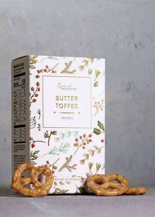 Holiday Butter Toffee Pretzels - Holiday Butter Toffee Pretzels - Default Title - Salt and Honey