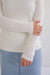 Claire Basic Ribbed Top in Cream - Claire Basic Ribbed Top in Cream - S - Salt and Honey