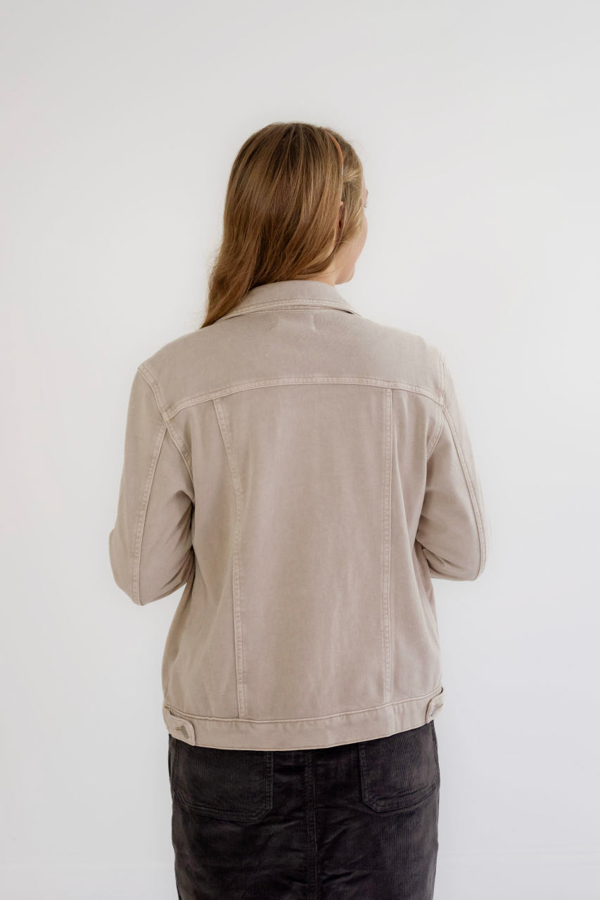 Monroe Jacket in Stone - Monroe Jacket in Stone - S - Salt and Honey
