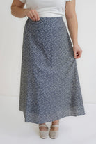Tully Floral Maxi Skirt in Navy- FINAL SALE - Womens - Bottoms - Skirts