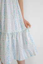 Olivia Girls Midi Dress in Pastel Floral- FINAL SALE - Girls - Dresses