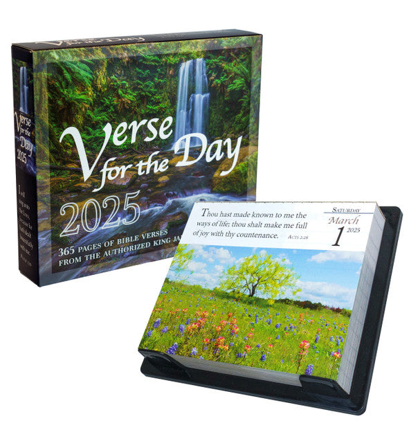 2025 Verse for the Day Bible Calendar with KJV Scripture