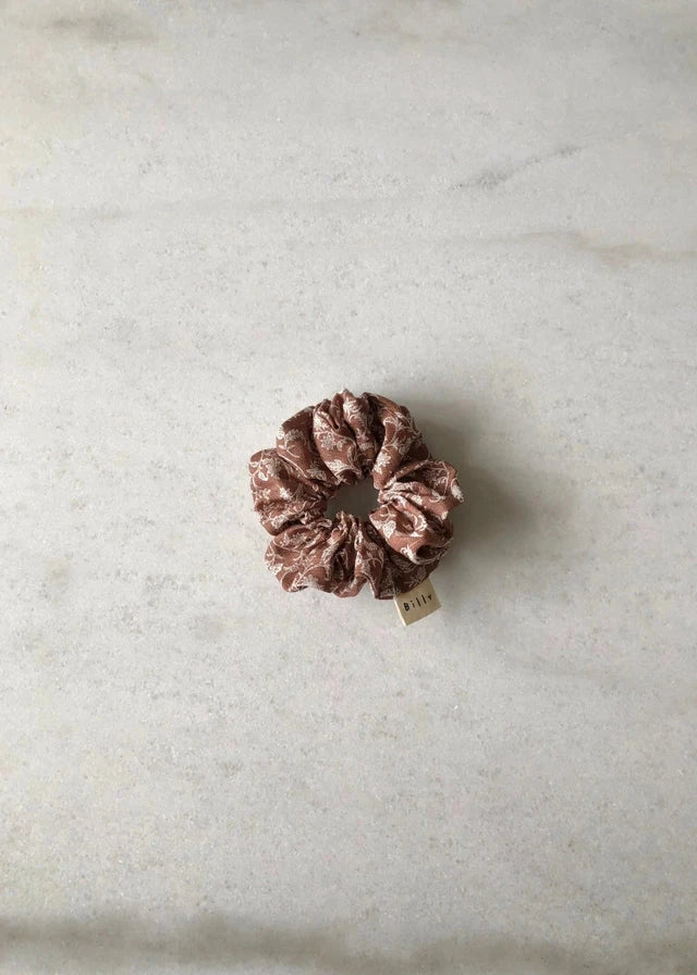 Valencia Fall Flower Scrunchie