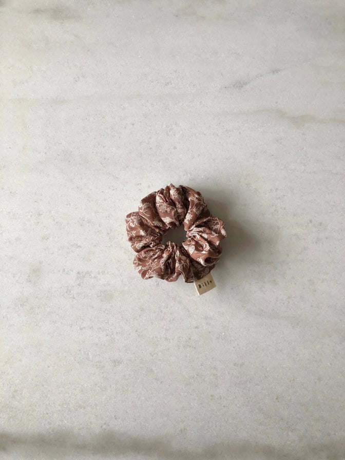 Valencia Fall Flower Scrunchie