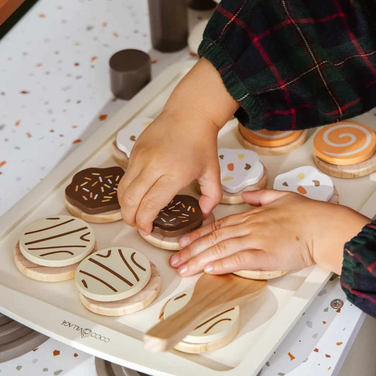 Wooden Cookies Playset and Accessories - Wooden Cookies Playset and Accessories - Default Title - Salt and Honey