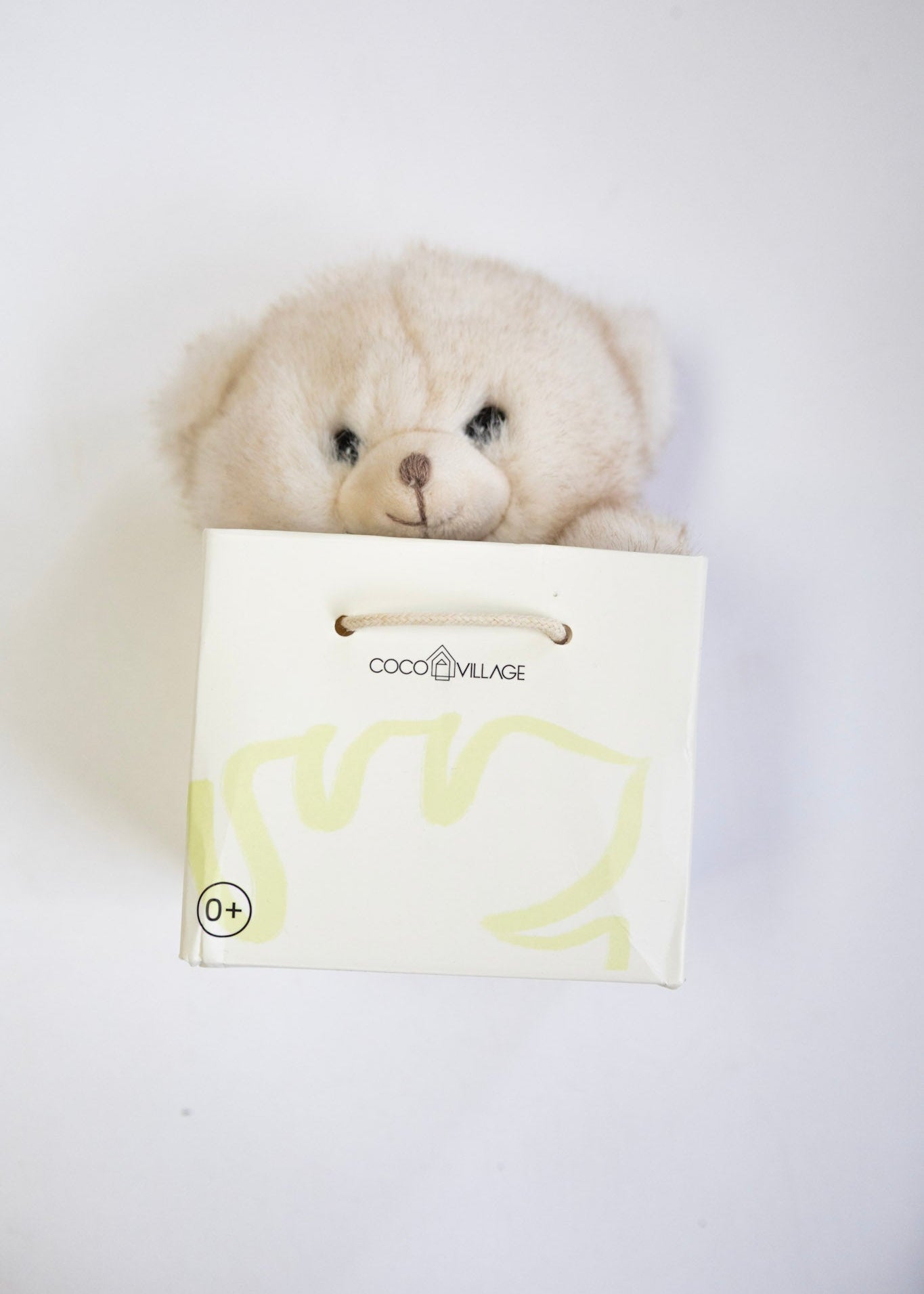 Mini Plush White Bear