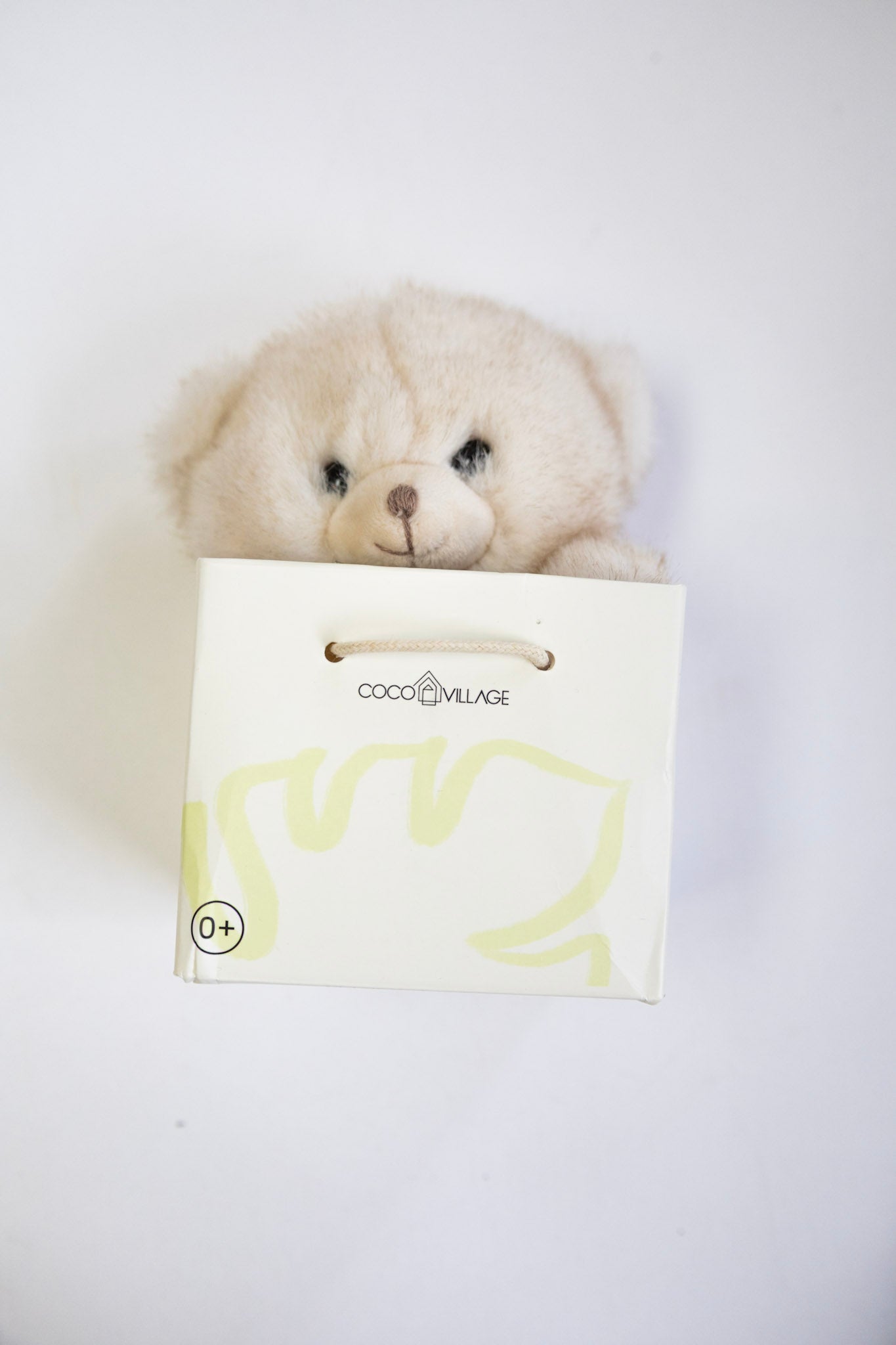 Mini Plush White Bear