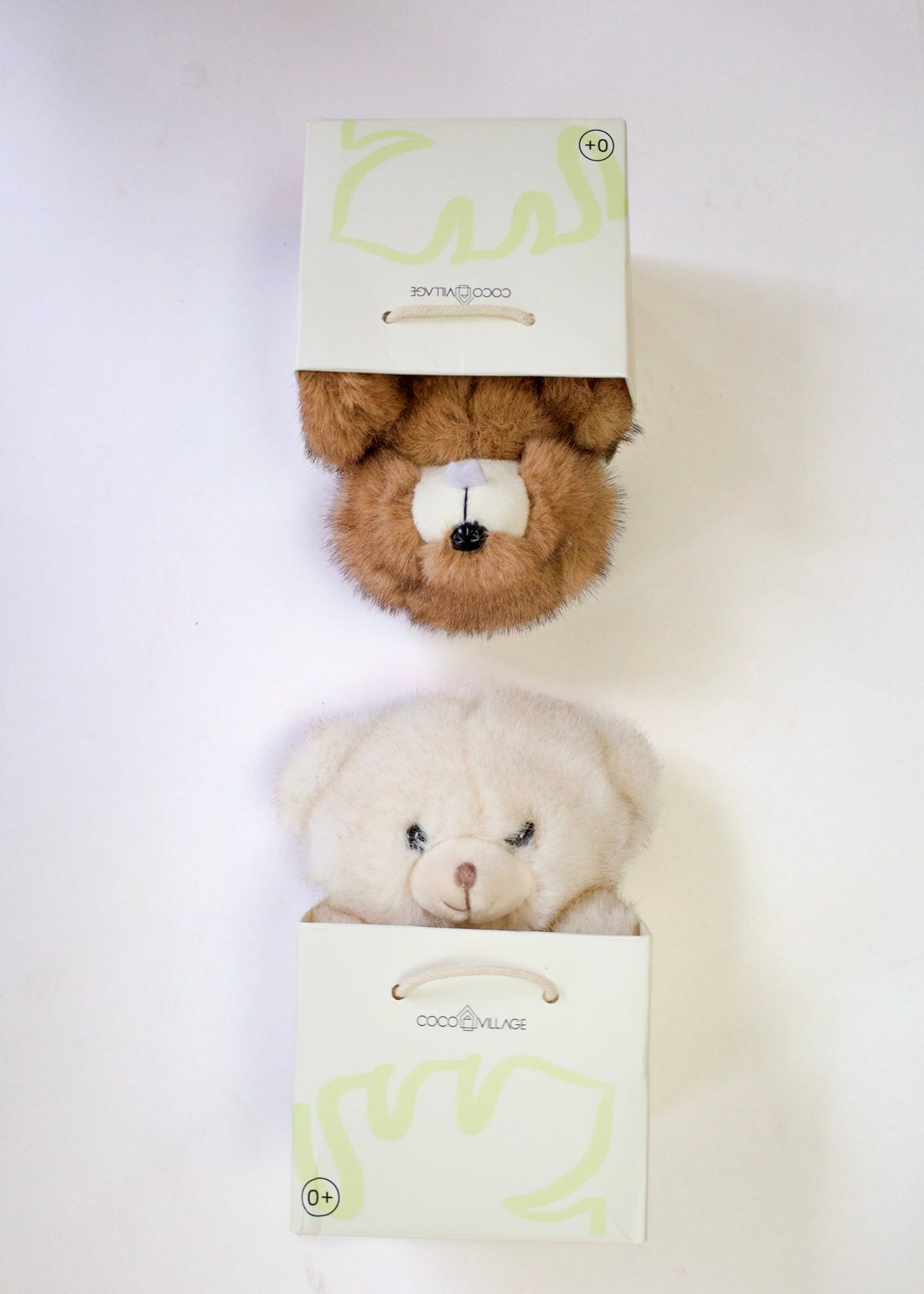 Mini Plush White Bear