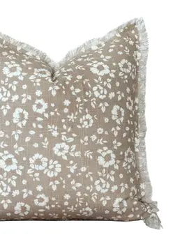 Floral Fringe Pillow Cover - Floral Fringe Pillow Cover - Default Title - Salt and Honey
