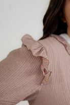 Shaye Textured Midi Dress in Mauve- FINAL SALE - Womens - Dresses
