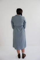 Wrenna Chambray Denim Midi Dress - Wrenna Chambray Denim Midi Dress - S - Salt and Honey