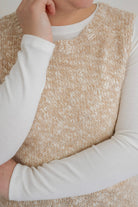 Neena Sweater Vest in Sand - FINAL SALE - Womens - Outerwear - Vests