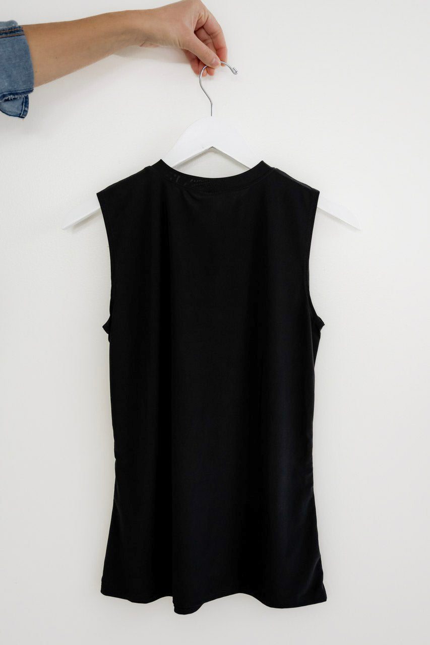 Essential Layering Tank in Black