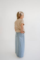 Willa Girls Denim Skirt in Light Wash - Girls - Bottoms - Skirts